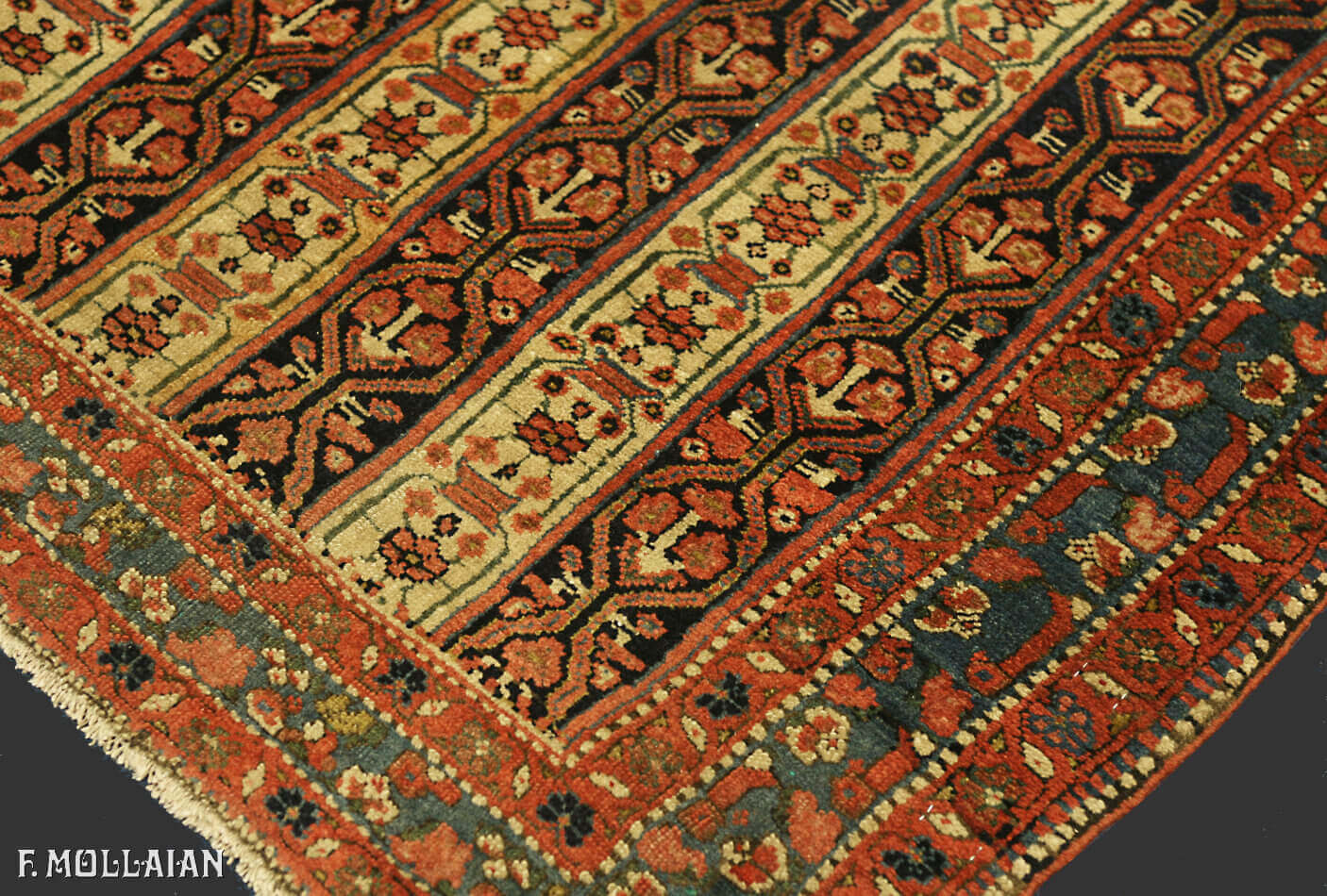 An Antique Persian Bakshaish Runner n°:82905777